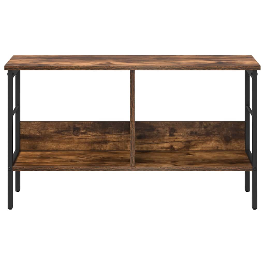 Boekenkast Gerookt eiken 82 x 32 x 47 cm Bewerkt hout is nu te koop bij PeponiXL, paradijselijk wonen!