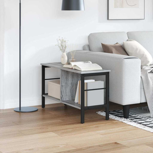 Boekenkast Grijs Sonoma 82 x 32 x 47 cm Bewerkt hout is nu te koop bij PeponiXL, paradijselijk wonen!