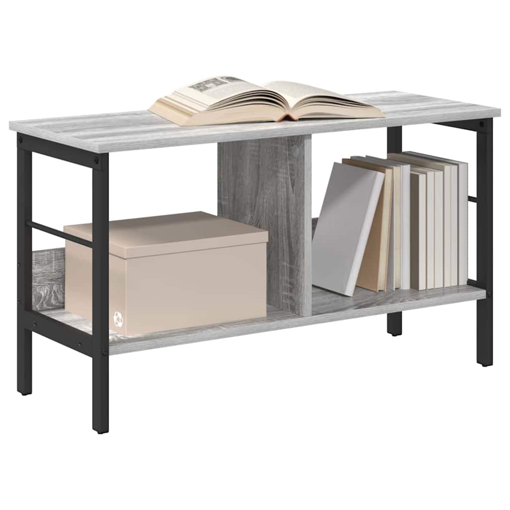 Boekenkast Grijs Sonoma 82 x 32 x 47 cm Bewerkt hout is nu te koop bij PeponiXL, paradijselijk wonen!