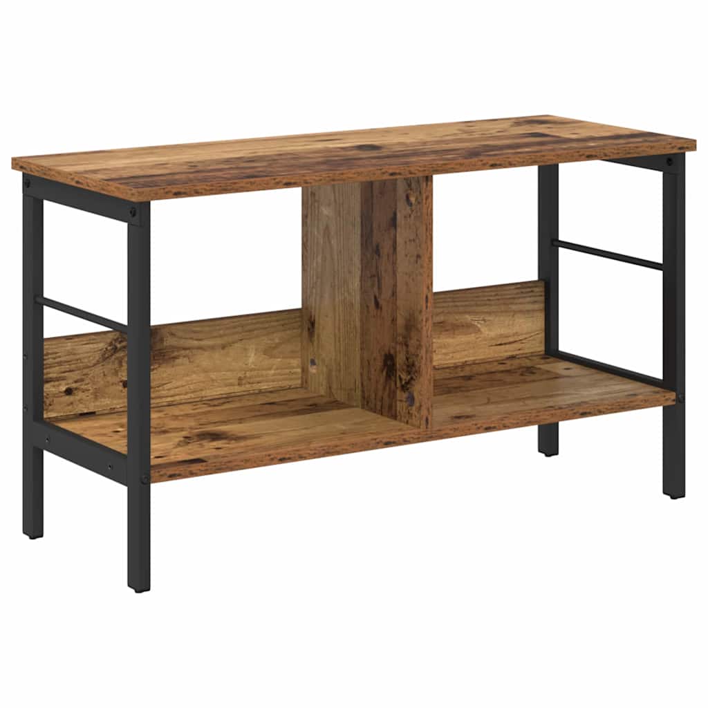 Boekenkast Oud Hout 82 x 32 x 47 cm Bewerkt hout is nu te koop bij PeponiXL, paradijselijk wonen!