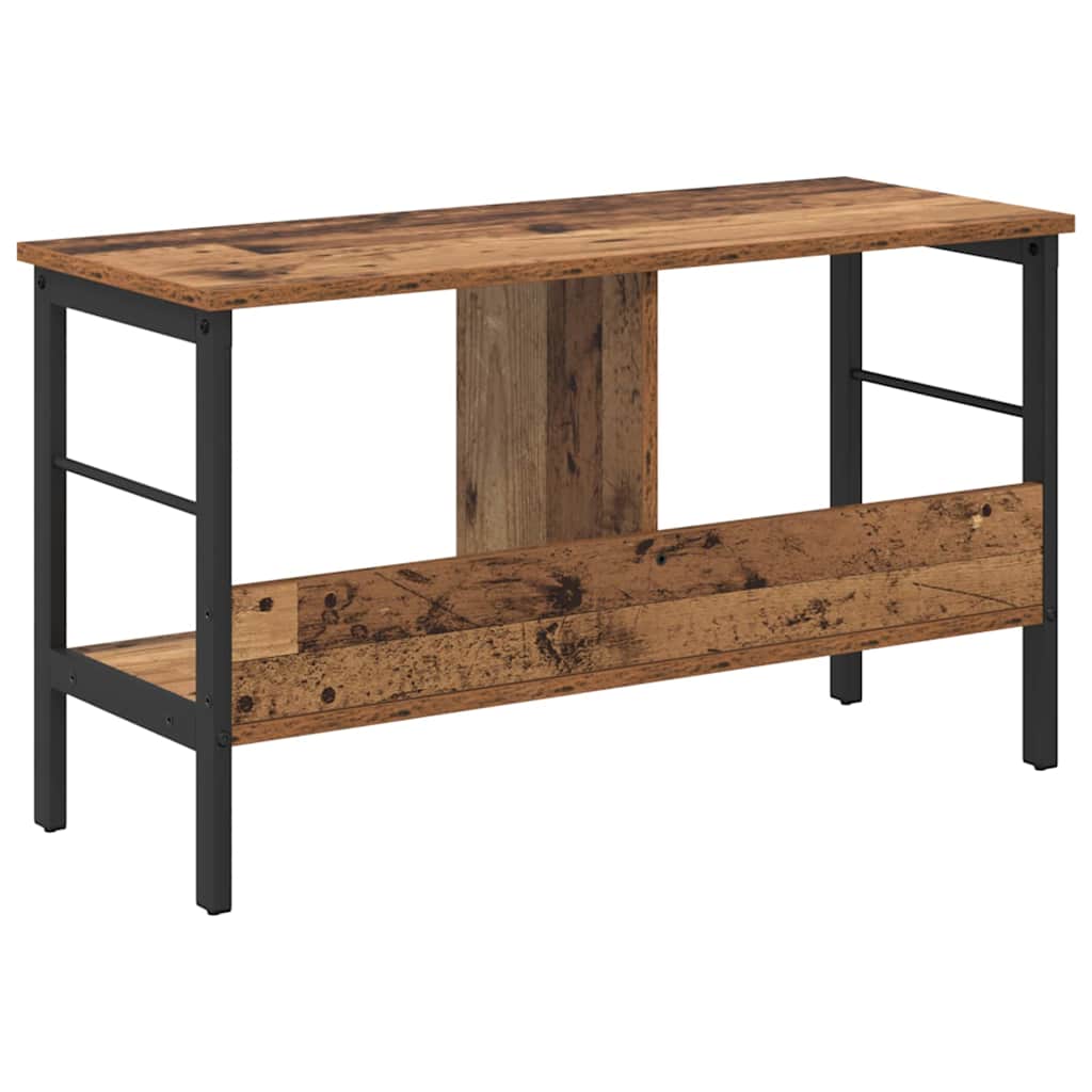 Boekenkast Oud Hout 82 x 32 x 47 cm Bewerkt hout is nu te koop bij PeponiXL, paradijselijk wonen!