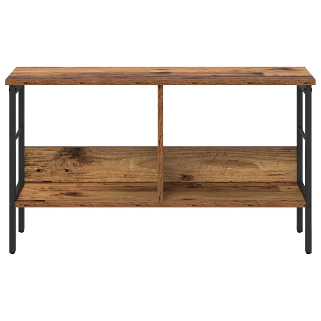 Boekenkast Oud Hout 82 x 32 x 47 cm Bewerkt hout is nu te koop bij PeponiXL, paradijselijk wonen!