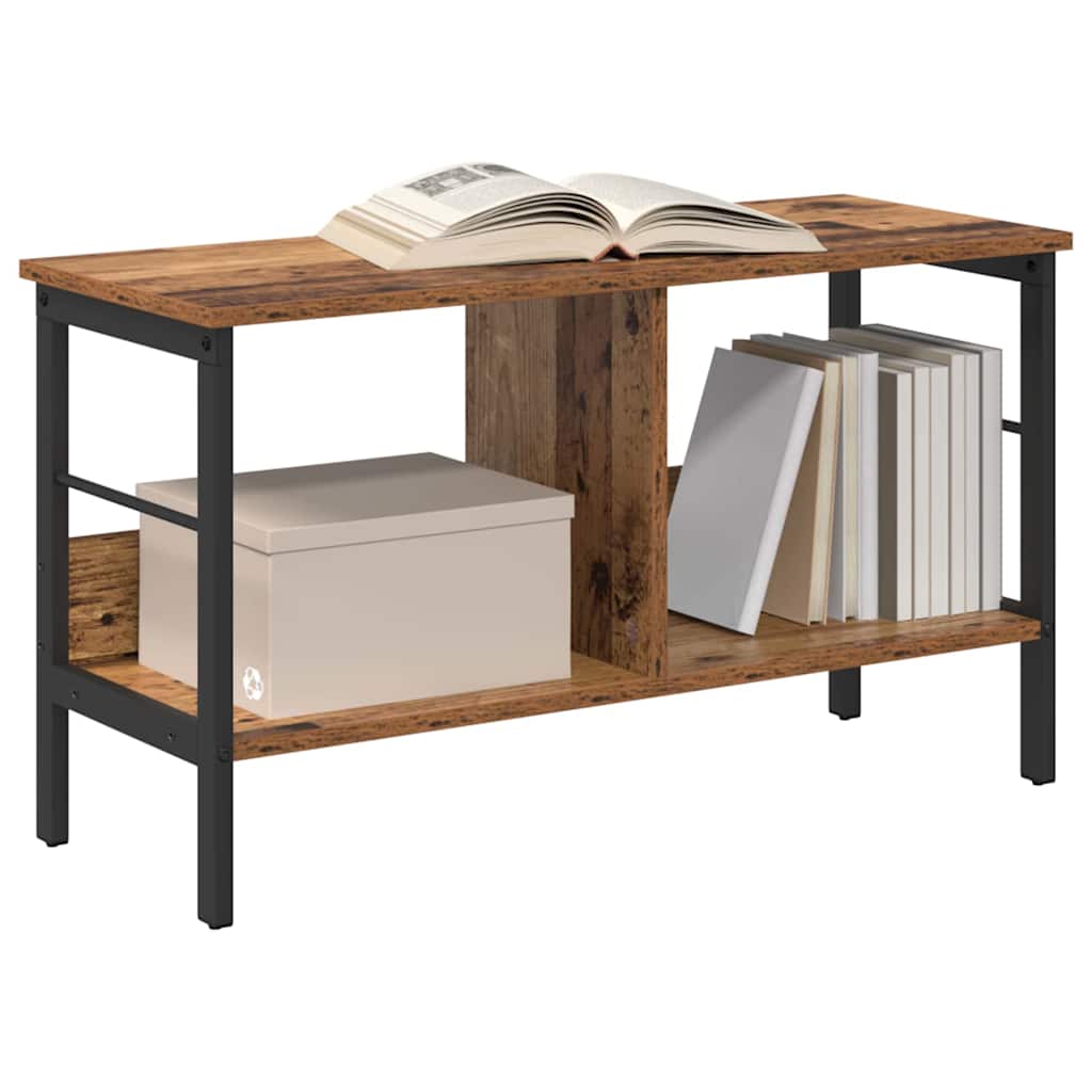 Boekenkast Oud Hout 82 x 32 x 47 cm Bewerkt hout is nu te koop bij PeponiXL, paradijselijk wonen!