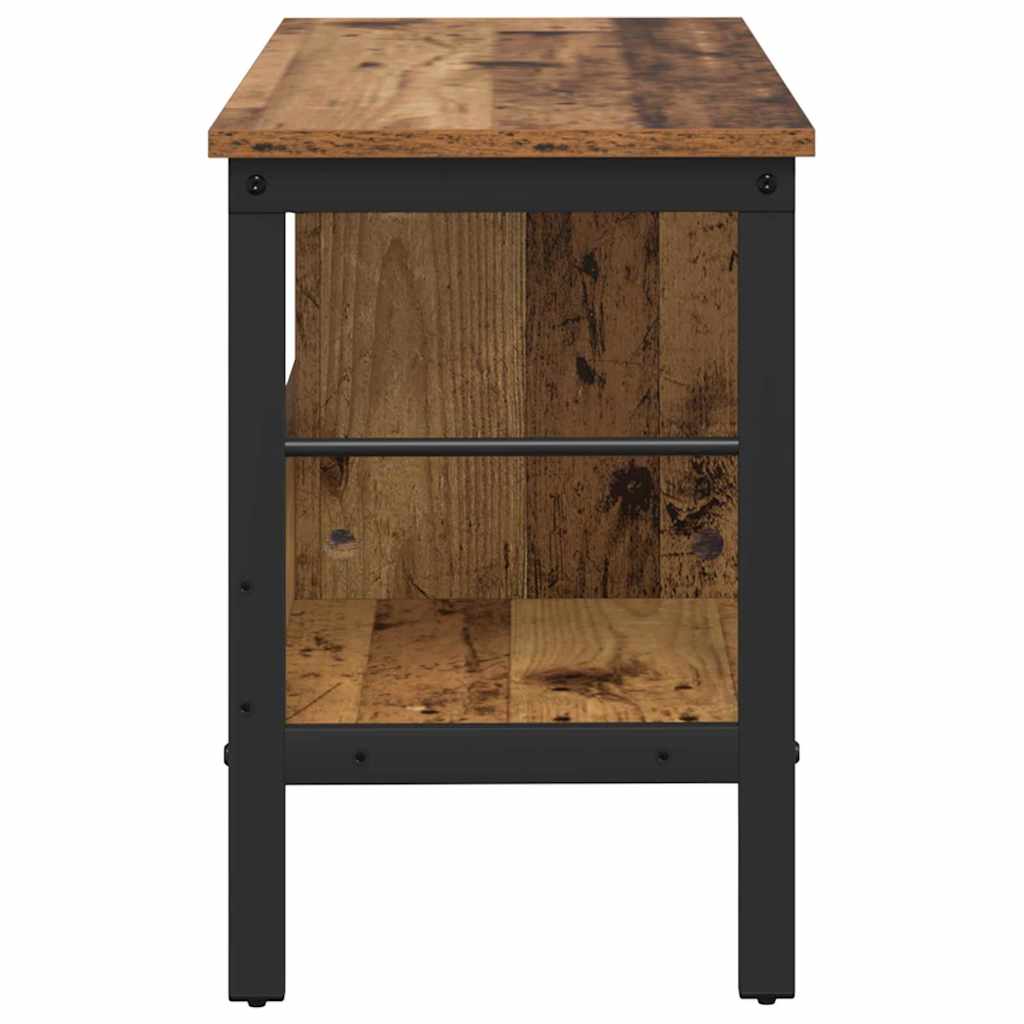 Boekenkast Oud Hout 82 x 32 x 47 cm Bewerkt hout is nu te koop bij PeponiXL, paradijselijk wonen!
