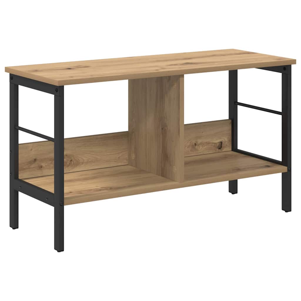 Boekenkast Artisan Eiken 82 x 32 x 47 cm Bewerkt hout is nu te koop bij PeponiXL, paradijselijk wonen!