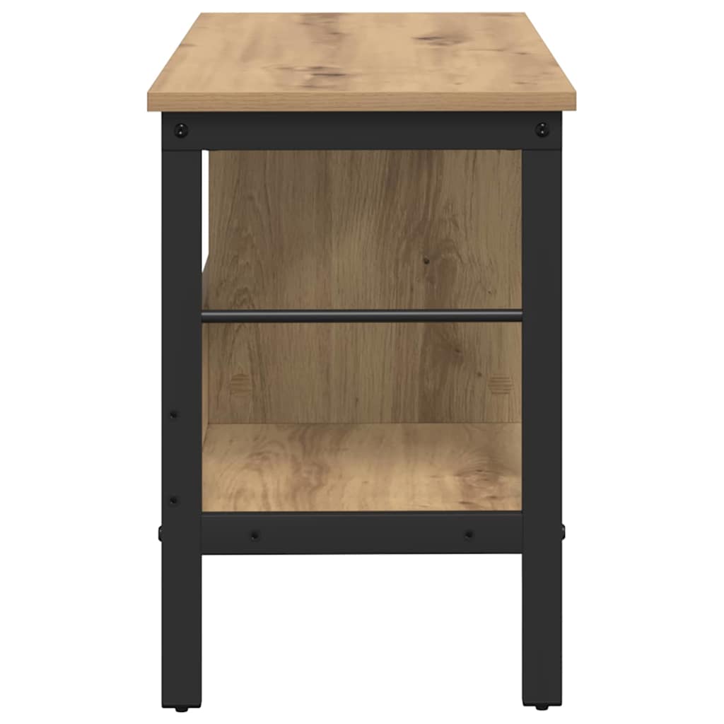 Boekenkast Artisan Eiken 82 x 32 x 47 cm Bewerkt hout is nu te koop bij PeponiXL, paradijselijk wonen!