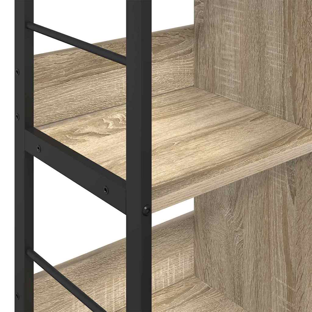 Boekenkast Sonoma Eiken 102 x 32 x 104,5 cm Bewerkt hout is nu te koop bij PeponiXL, paradijselijk wonen!