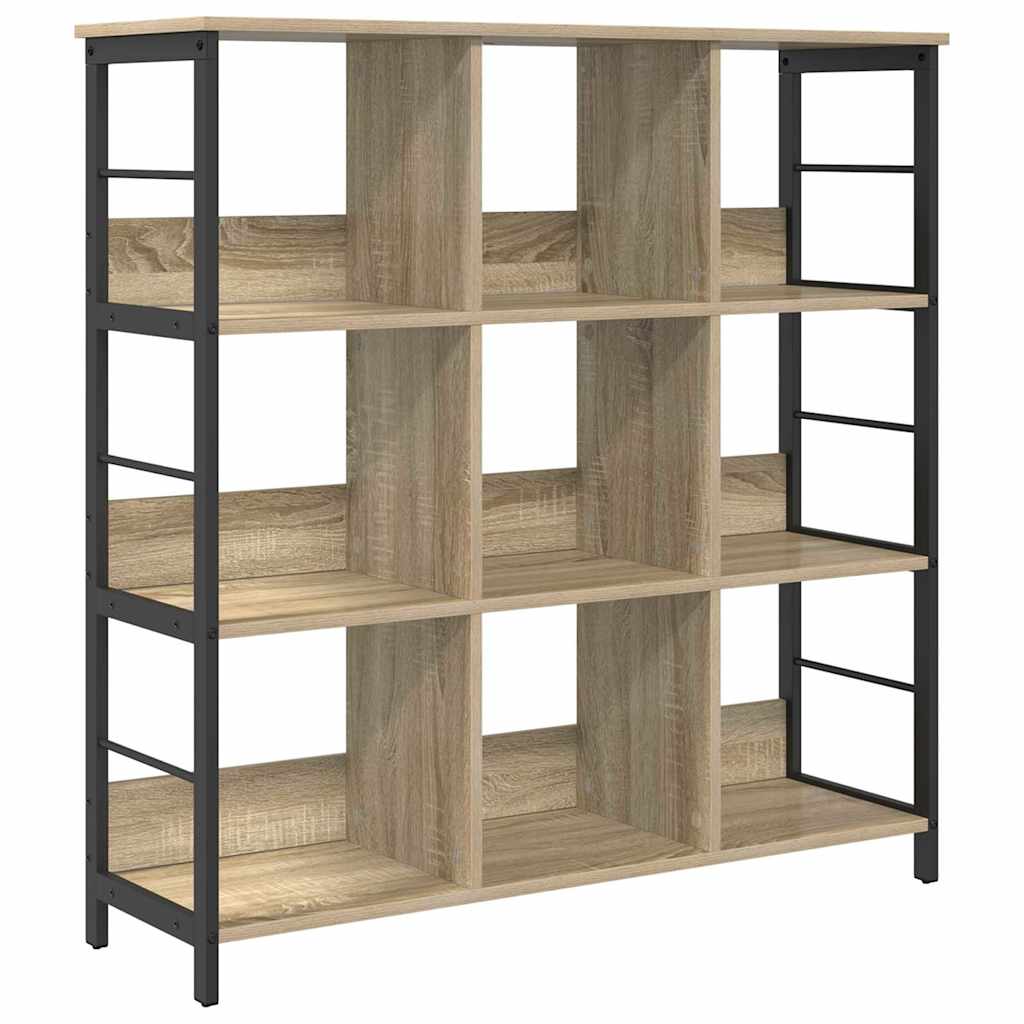 Boekenkast Sonoma Eiken 102 x 32 x 104,5 cm Bewerkt hout is nu te koop bij PeponiXL, paradijselijk wonen!