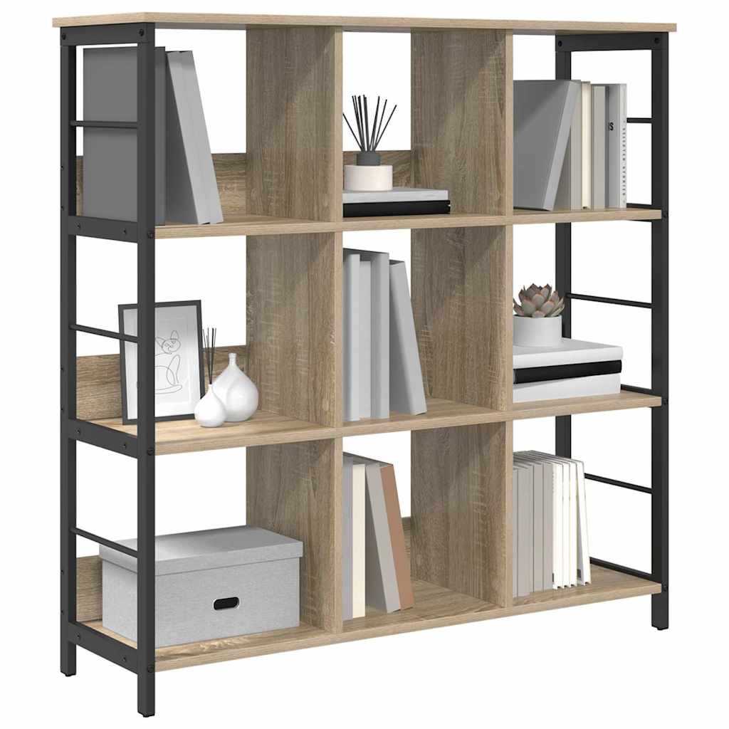 Boekenkast Sonoma Eiken 102 x 32 x 104,5 cm Bewerkt hout is nu te koop bij PeponiXL, paradijselijk wonen!