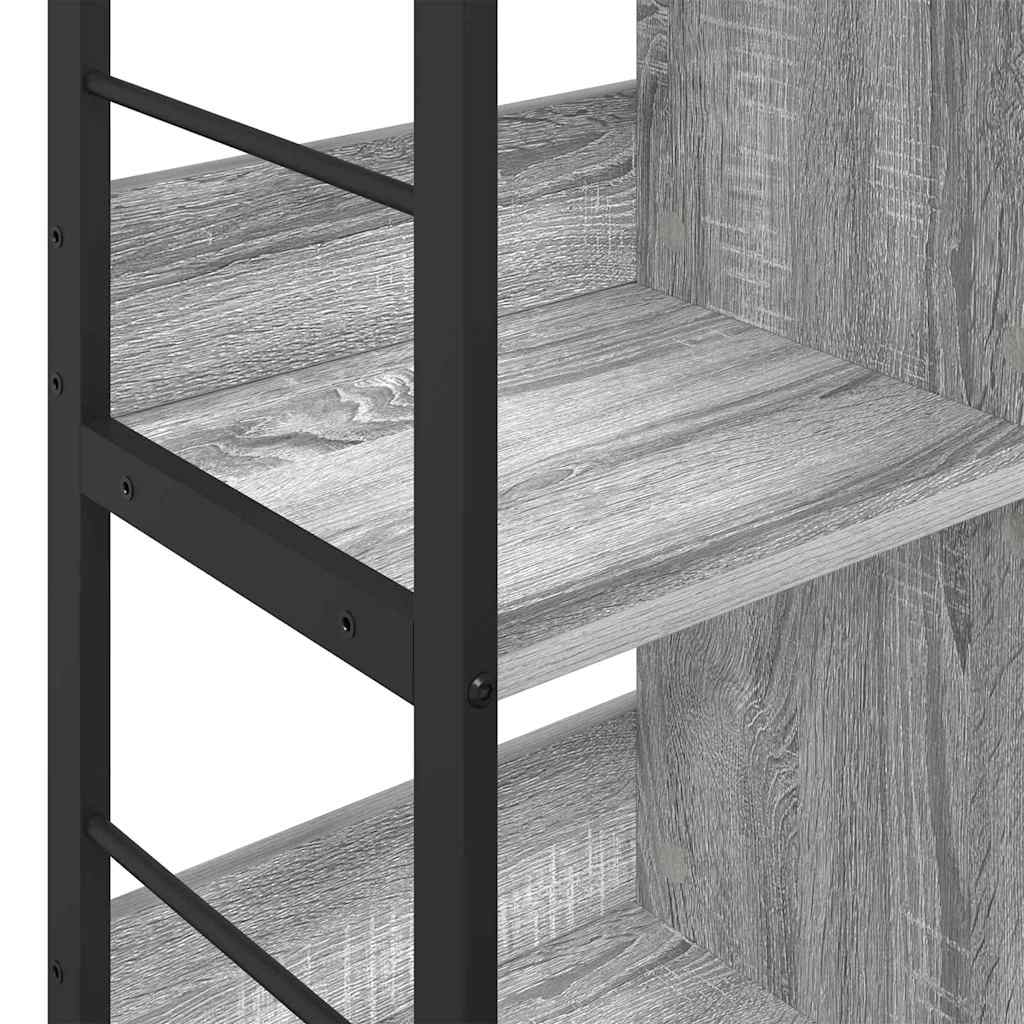Boekenkast Grijs Sonoma 102 x 32 x 104,5 cm Bewerkt hout is nu te koop bij PeponiXL, paradijselijk wonen!
