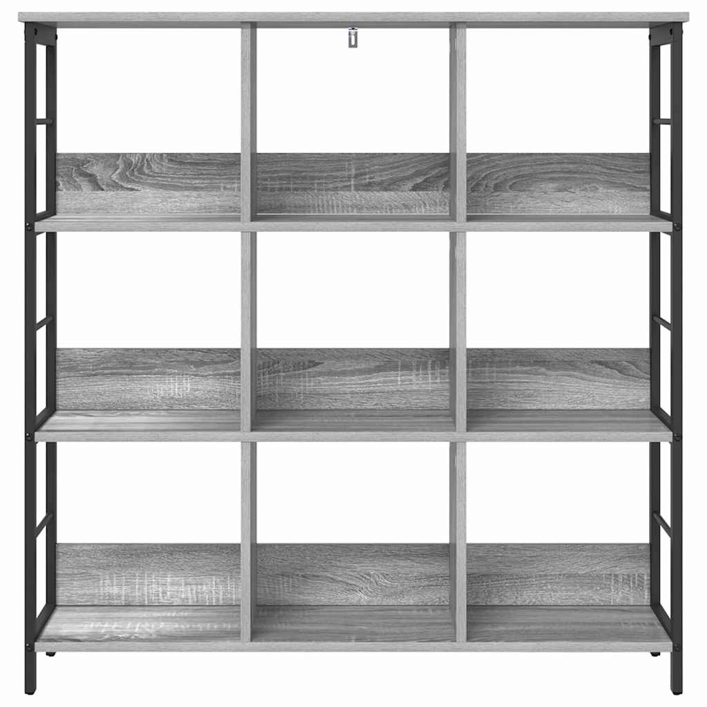 Boekenkast Grijs Sonoma 102 x 32 x 104,5 cm Bewerkt hout is nu te koop bij PeponiXL, paradijselijk wonen!