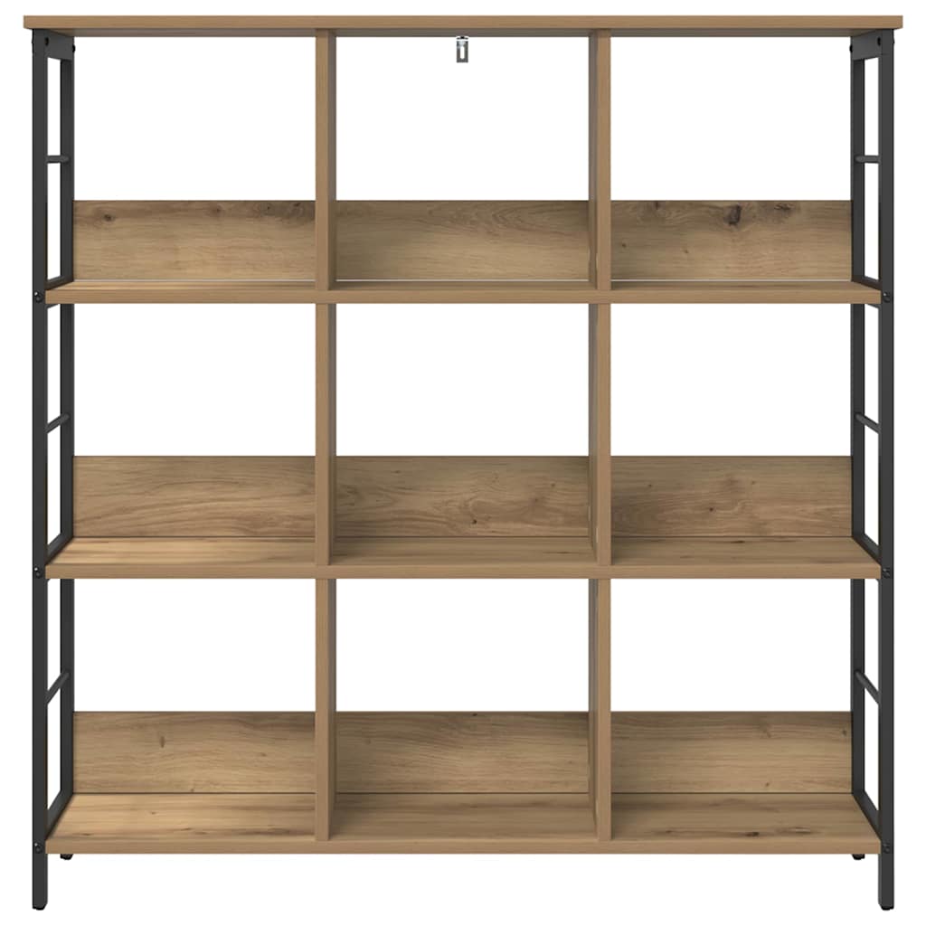 Boekenkast Artisan Eiken 102 x 32 x 104,5 cm Bewerkt hout is nu te koop bij PeponiXL, paradijselijk wonen!
