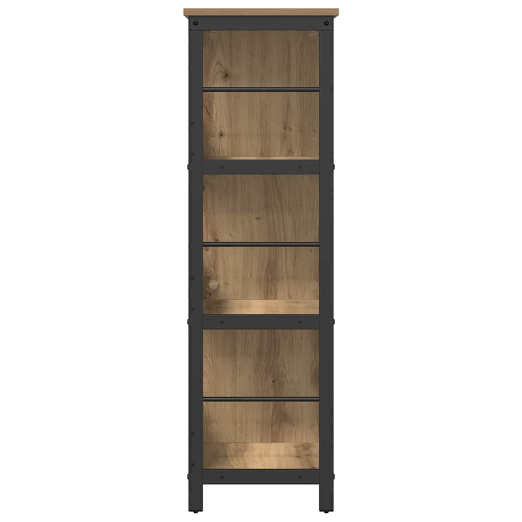 Boekenkast Artisan Eiken 102 x 32 x 104,5 cm Bewerkt hout is nu te koop bij PeponiXL, paradijselijk wonen!