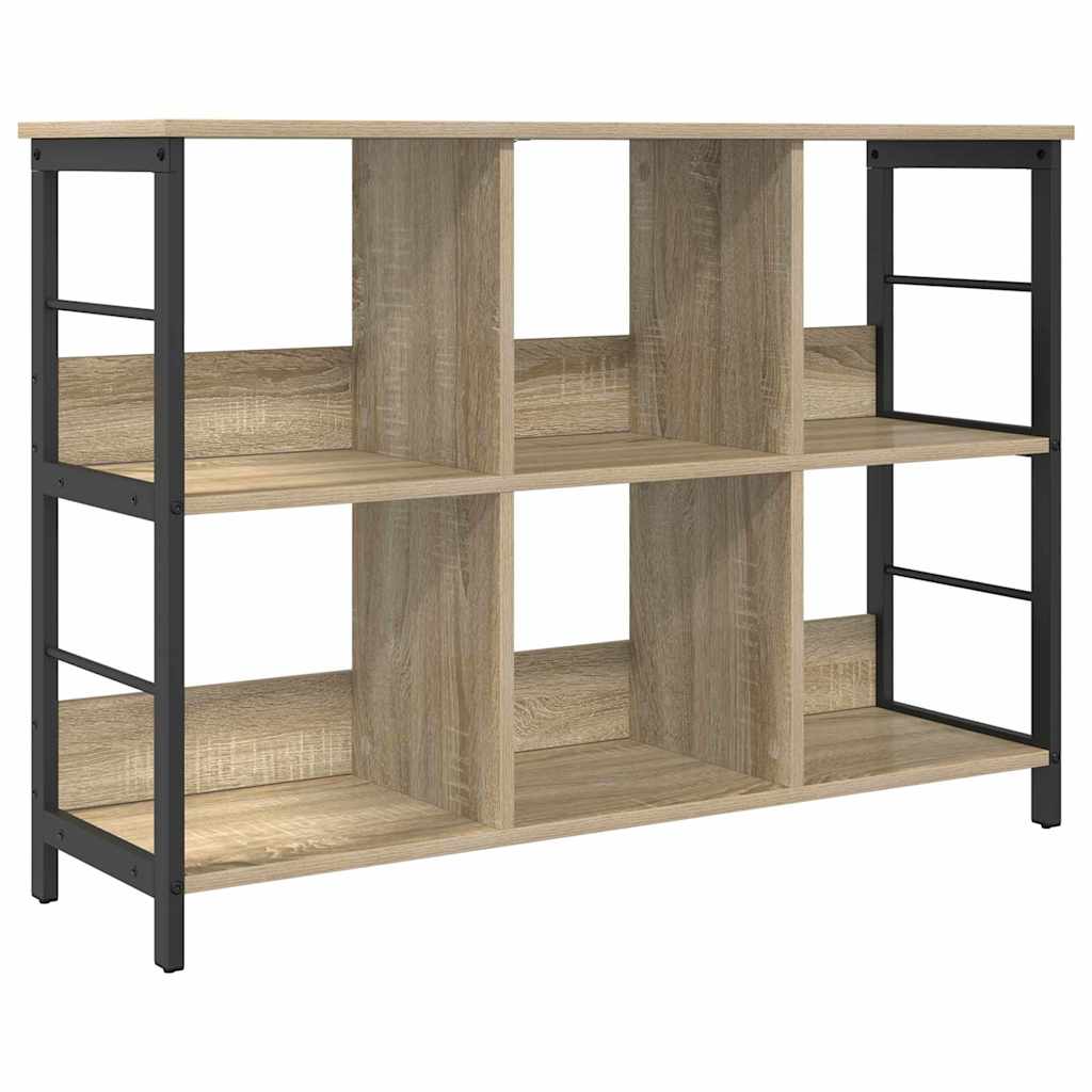 Boekenkast Sonoma Eiken 102 x 32 x 72,5 cm Bewerkt hout is nu te koop bij PeponiXL, paradijselijk wonen!