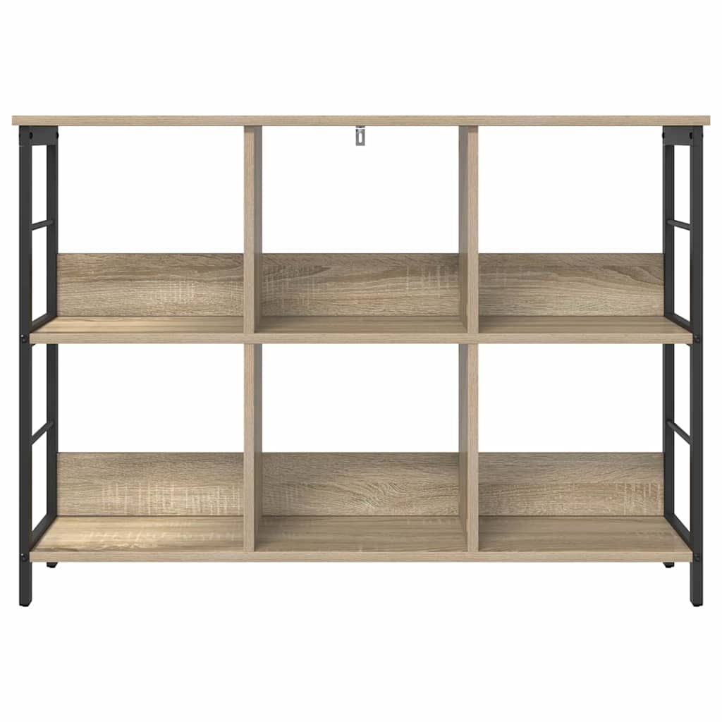 Boekenkast Sonoma Eiken 102 x 32 x 72,5 cm Bewerkt hout is nu te koop bij PeponiXL, paradijselijk wonen!
