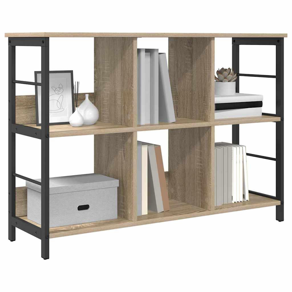Boekenkast Sonoma Eiken 102 x 32 x 72,5 cm Bewerkt hout is nu te koop bij PeponiXL, paradijselijk wonen!