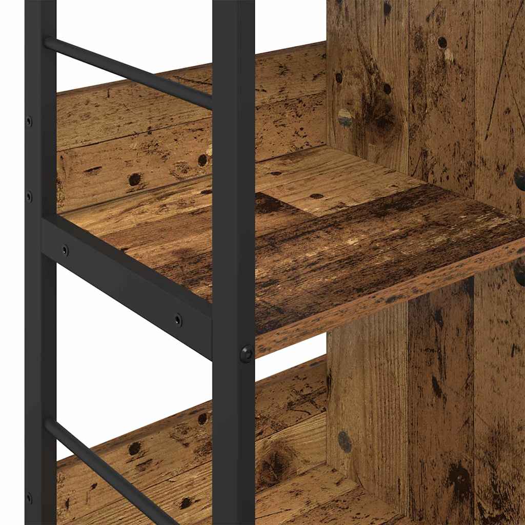 Boekenkast Oud Hout 102 x 32 x 72,5 cm Bewerkt hout is nu te koop bij PeponiXL, paradijselijk wonen!