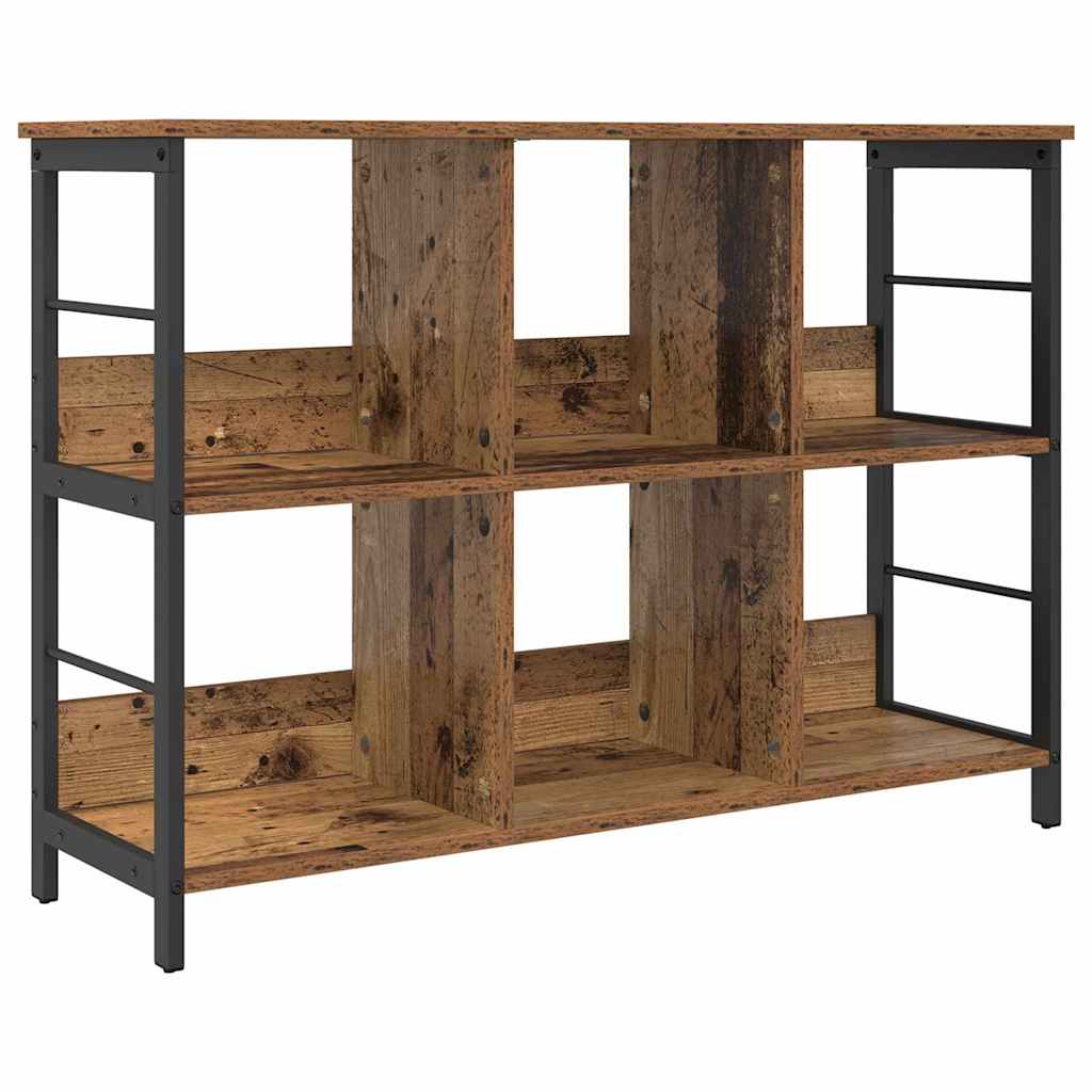 Boekenkast Oud Hout 102 x 32 x 72,5 cm Bewerkt hout is nu te koop bij PeponiXL, paradijselijk wonen!