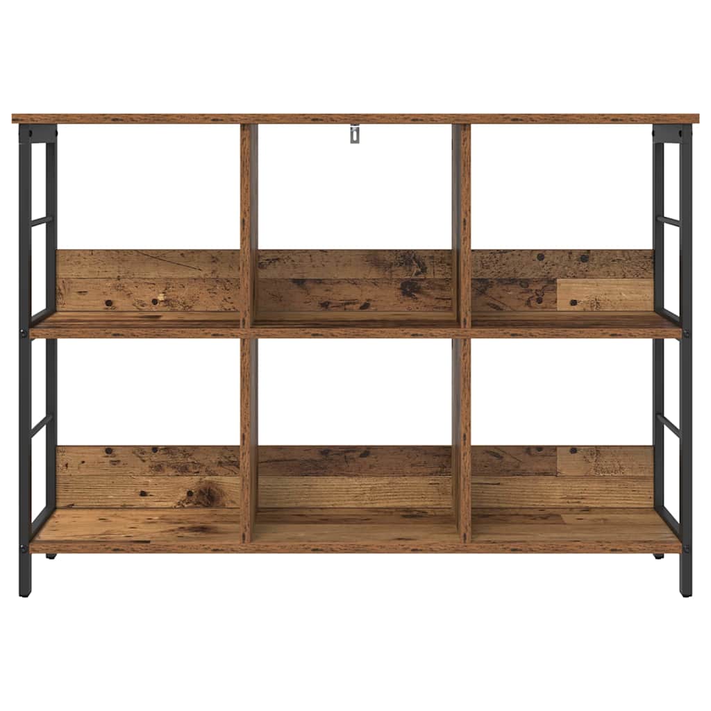 Boekenkast Oud Hout 102 x 32 x 72,5 cm Bewerkt hout is nu te koop bij PeponiXL, paradijselijk wonen!