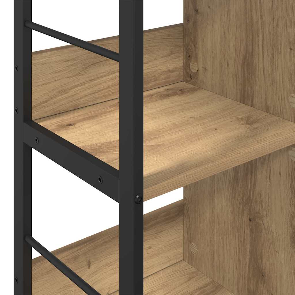 Boekenkast Artisan Eiken 102 x 32 x 72,5 cm Bewerkt hout is nu te koop bij PeponiXL, paradijselijk wonen!