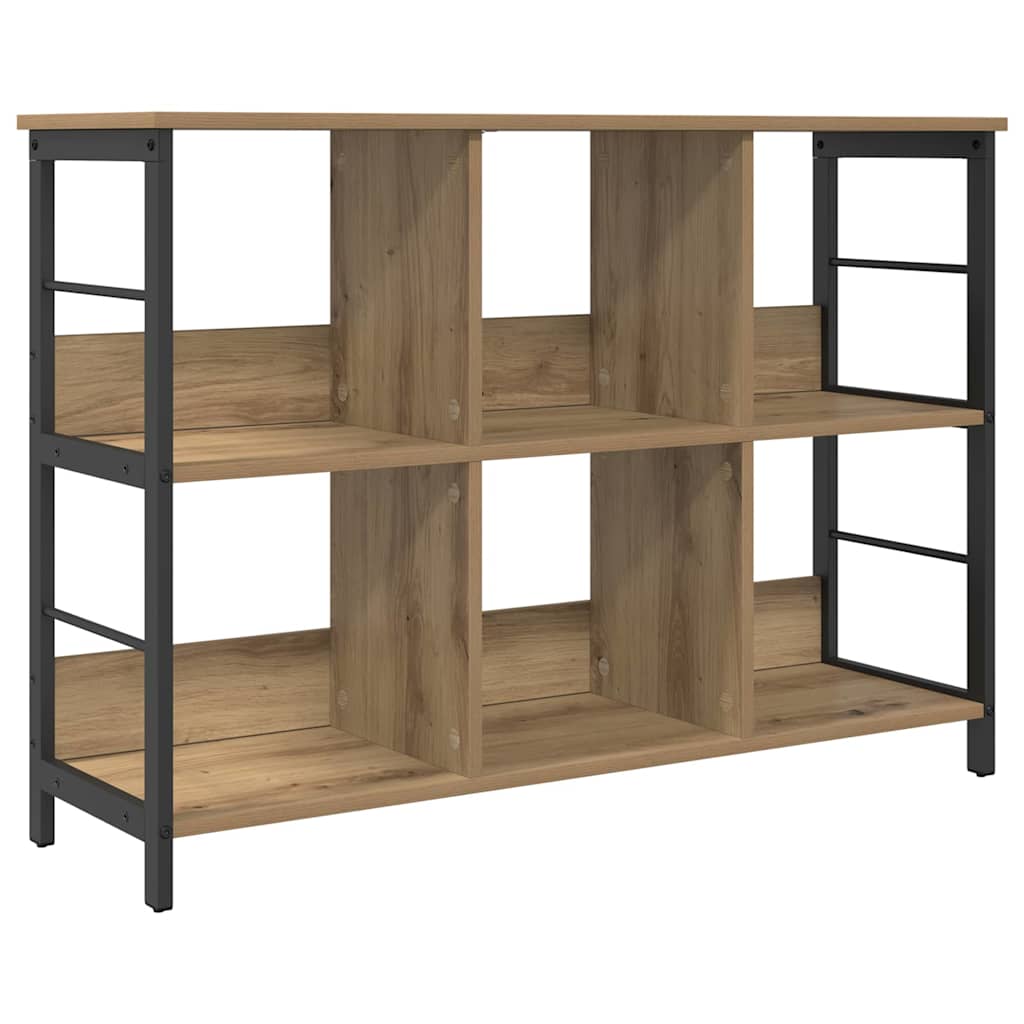 Boekenkast Artisan Eiken 102 x 32 x 72,5 cm Bewerkt hout is nu te koop bij PeponiXL, paradijselijk wonen!