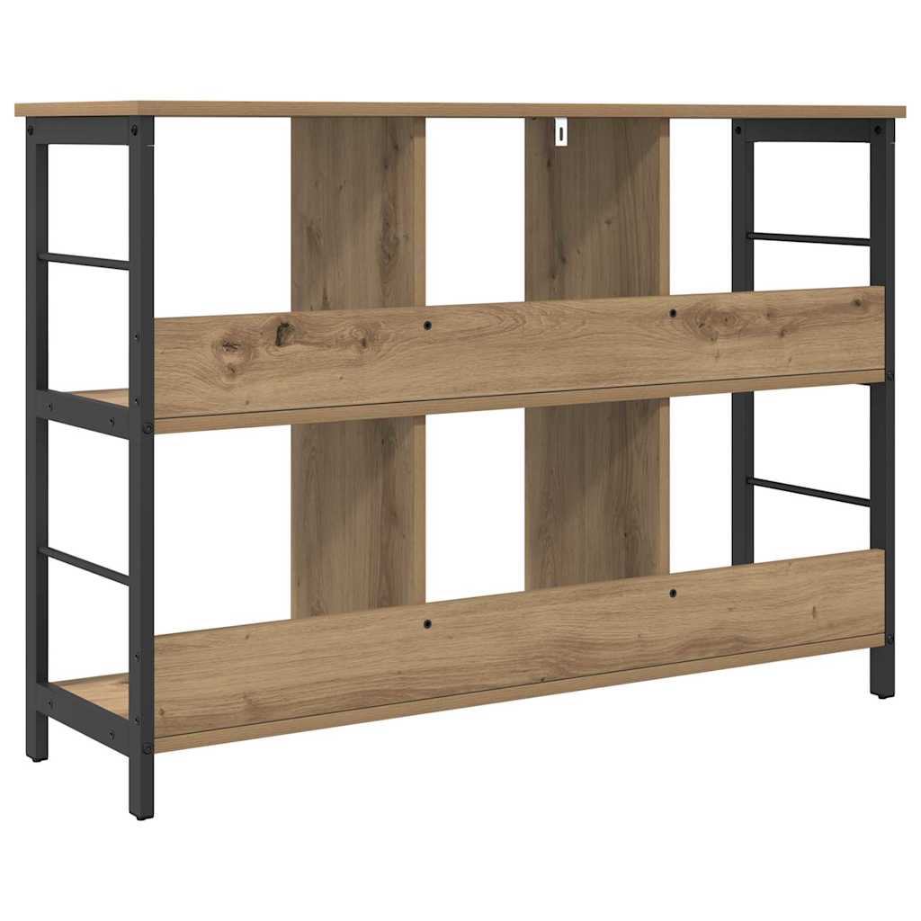 Boekenkast Artisan Eiken 102 x 32 x 72,5 cm Bewerkt hout is nu te koop bij PeponiXL, paradijselijk wonen!