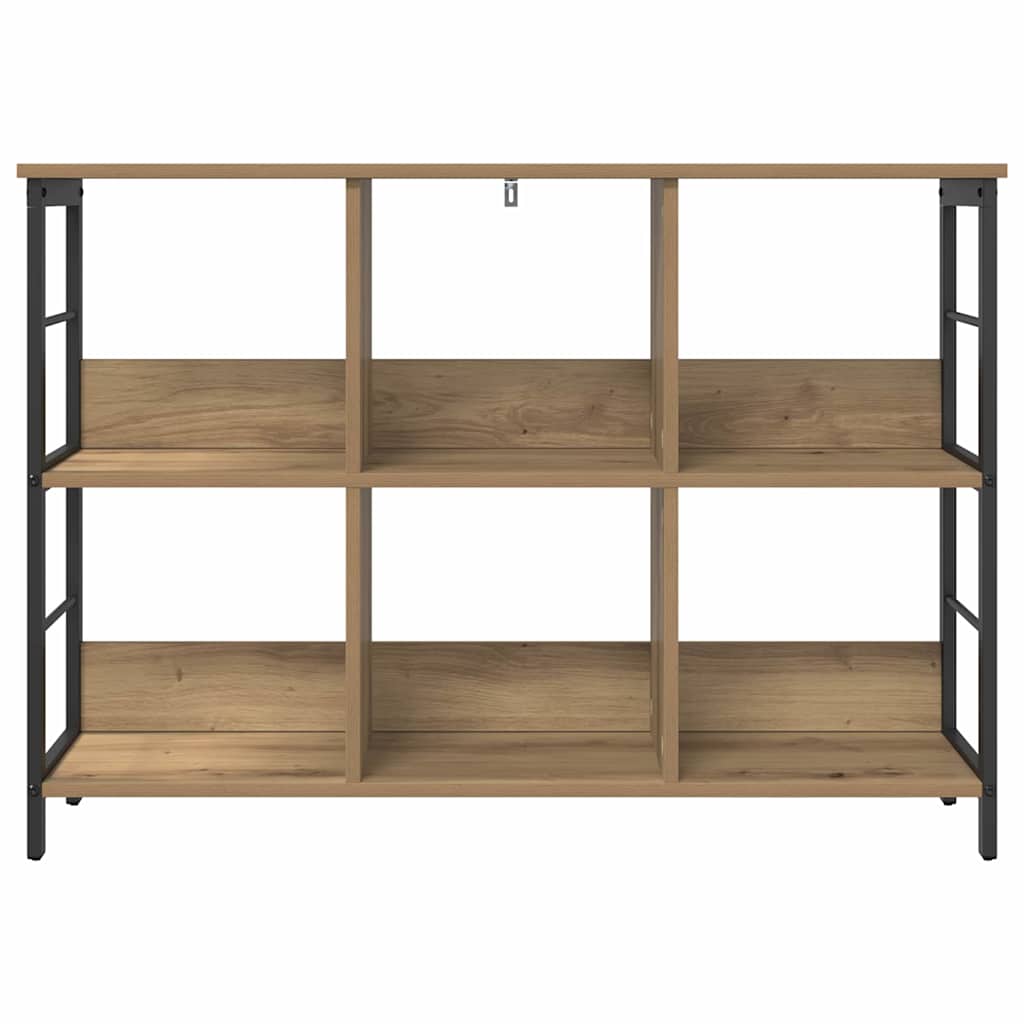 Boekenkast Artisan Eiken 102 x 32 x 72,5 cm Bewerkt hout is nu te koop bij PeponiXL, paradijselijk wonen!