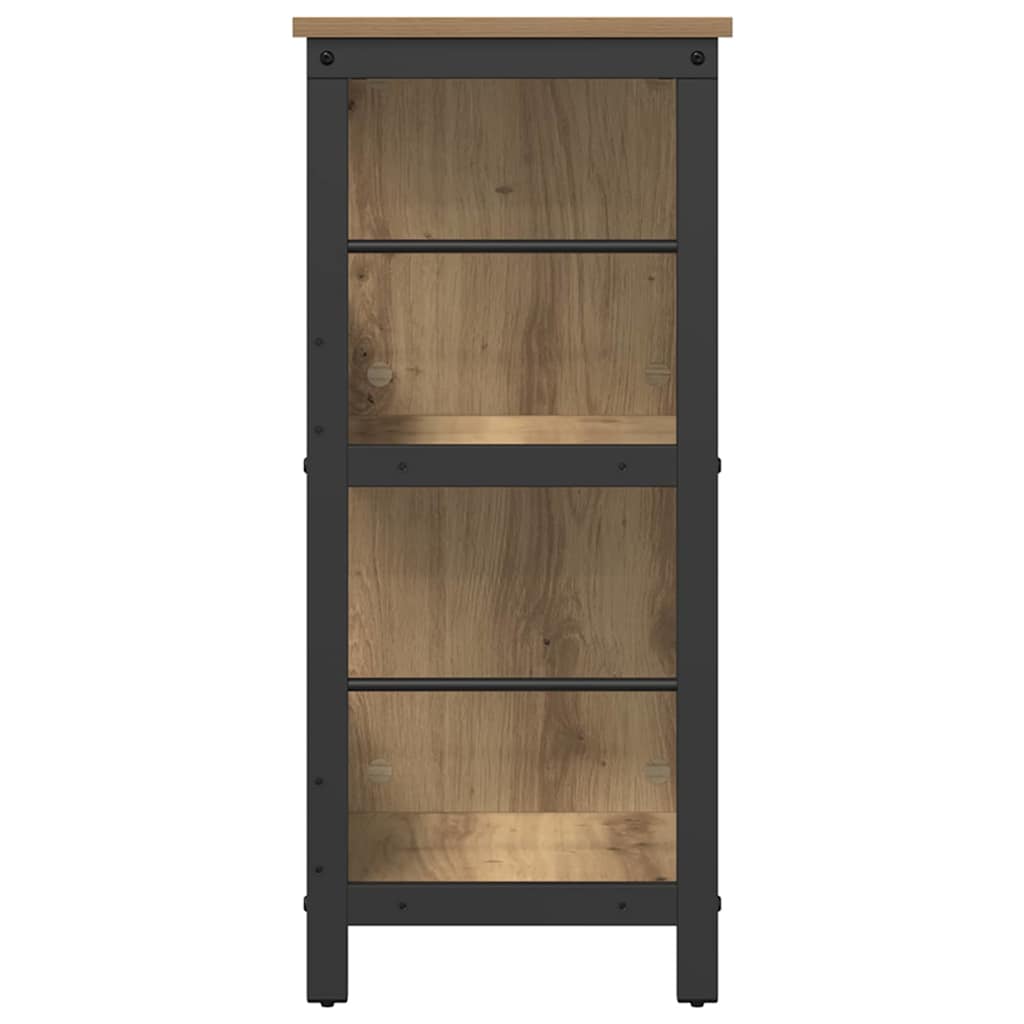 Boekenkast Artisan Eiken 102 x 32 x 72,5 cm Bewerkt hout is nu te koop bij PeponiXL, paradijselijk wonen!
