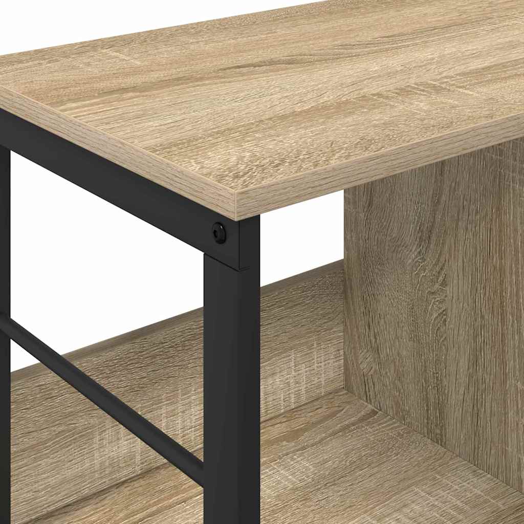 Boekenkast Sonoma Eiken 102 x 32 x 40,5 cm Bewerkt hout is nu te koop bij PeponiXL, paradijselijk wonen!