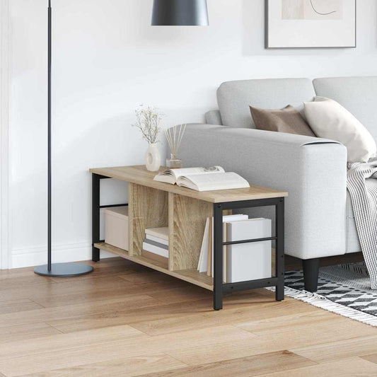 Boekenkast Sonoma Eiken 102 x 32 x 40,5 cm Bewerkt hout is nu te koop bij PeponiXL, paradijselijk wonen!