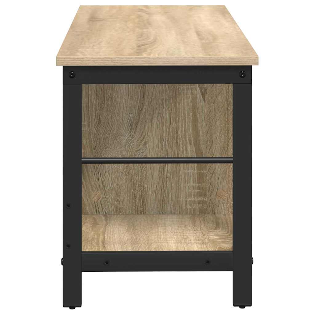 Boekenkast Sonoma Eiken 102 x 32 x 40,5 cm Bewerkt hout is nu te koop bij PeponiXL, paradijselijk wonen!