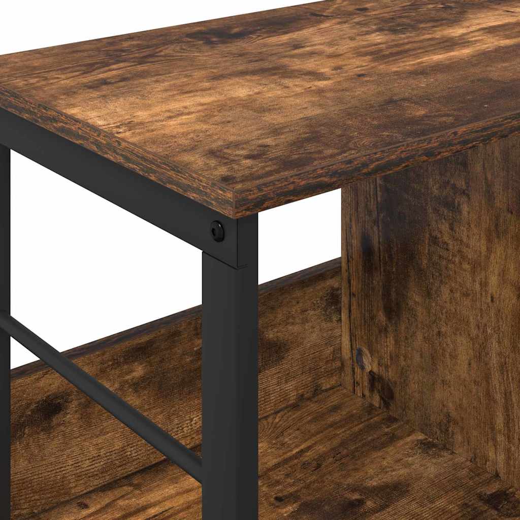 Boekenkast Gerookt eiken 102 x 32 x 40,5 cm Bewerkt hout is nu te koop bij PeponiXL, paradijselijk wonen!