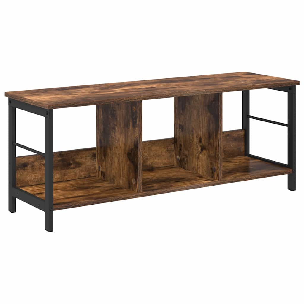 Boekenkast Gerookt eiken 102 x 32 x 40,5 cm Bewerkt hout is nu te koop bij PeponiXL, paradijselijk wonen!