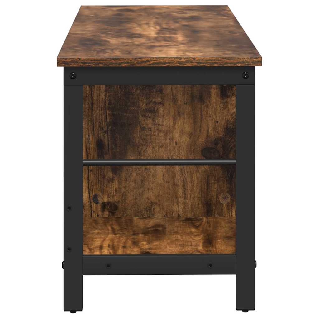 Boekenkast Gerookt eiken 102 x 32 x 40,5 cm Bewerkt hout is nu te koop bij PeponiXL, paradijselijk wonen!