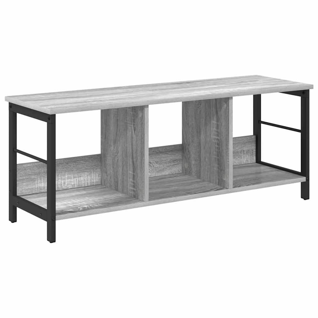 Boekenkast Grijs Sonoma 102 x 32 x 40,5 cm Bewerkt hout is nu te koop bij PeponiXL, paradijselijk wonen!