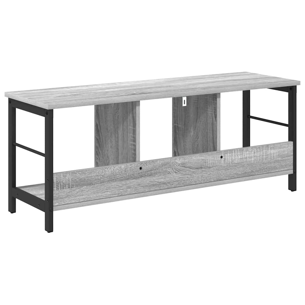 Boekenkast Grijs Sonoma 102 x 32 x 40,5 cm Bewerkt hout is nu te koop bij PeponiXL, paradijselijk wonen!