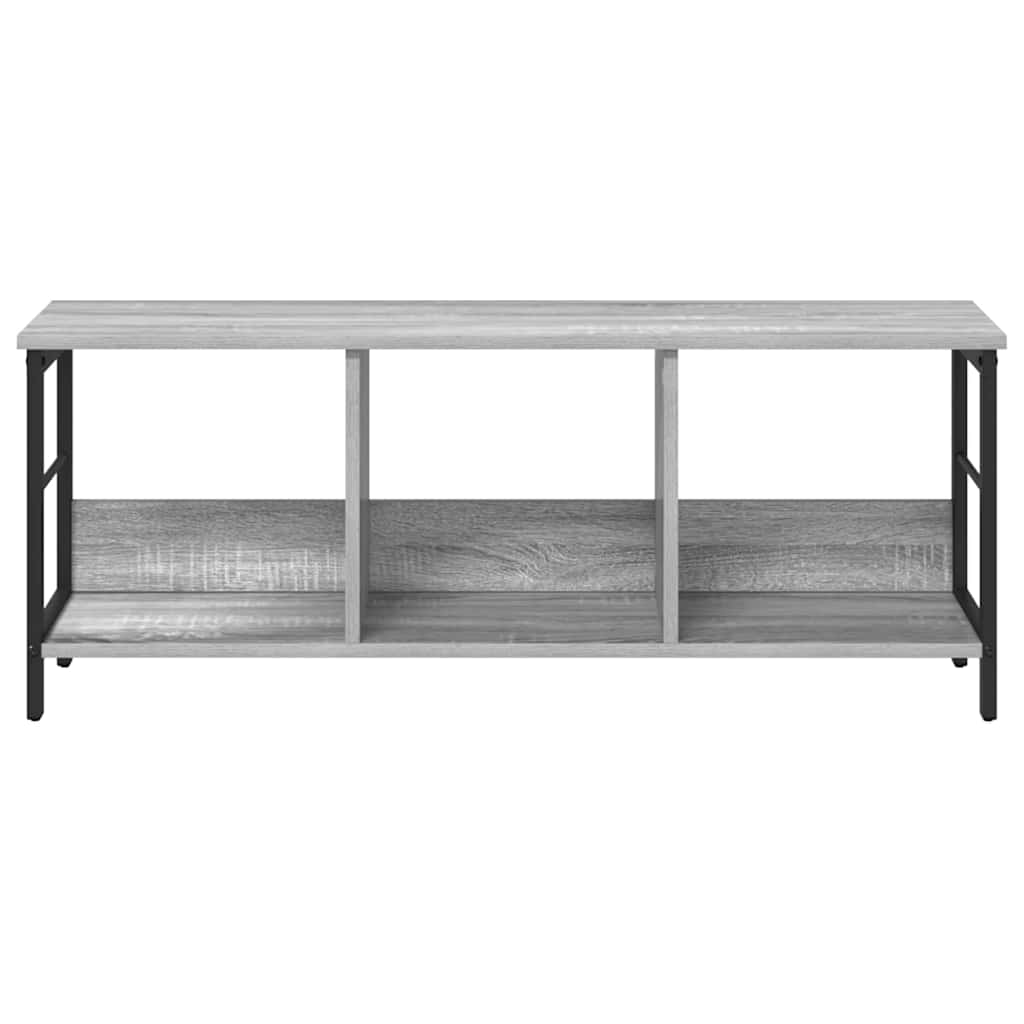 Boekenkast Grijs Sonoma 102 x 32 x 40,5 cm Bewerkt hout is nu te koop bij PeponiXL, paradijselijk wonen!