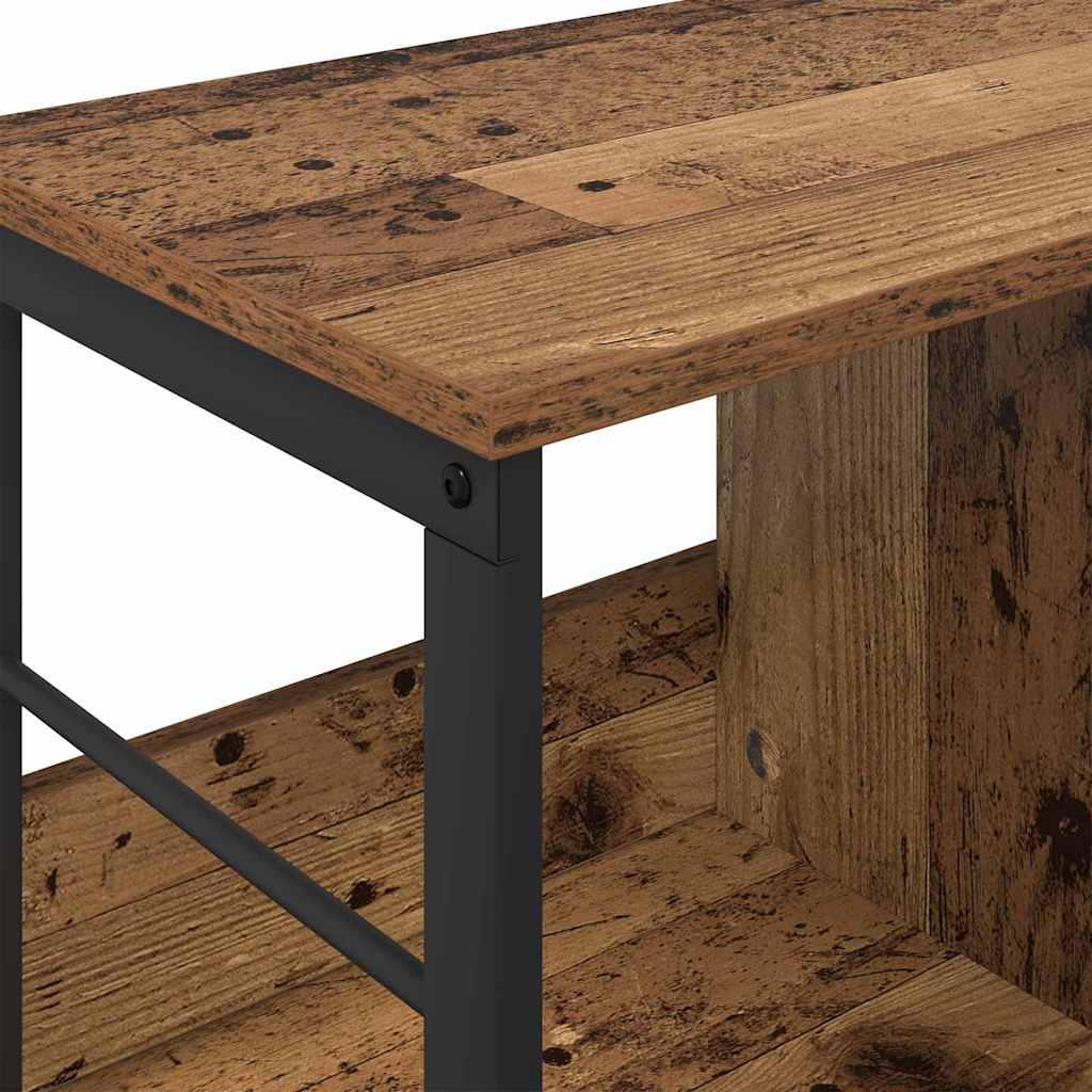Boekenkast Oud Hout 102 x 32 x 40,5 cm Bewerkt hout is nu te koop bij PeponiXL, paradijselijk wonen!