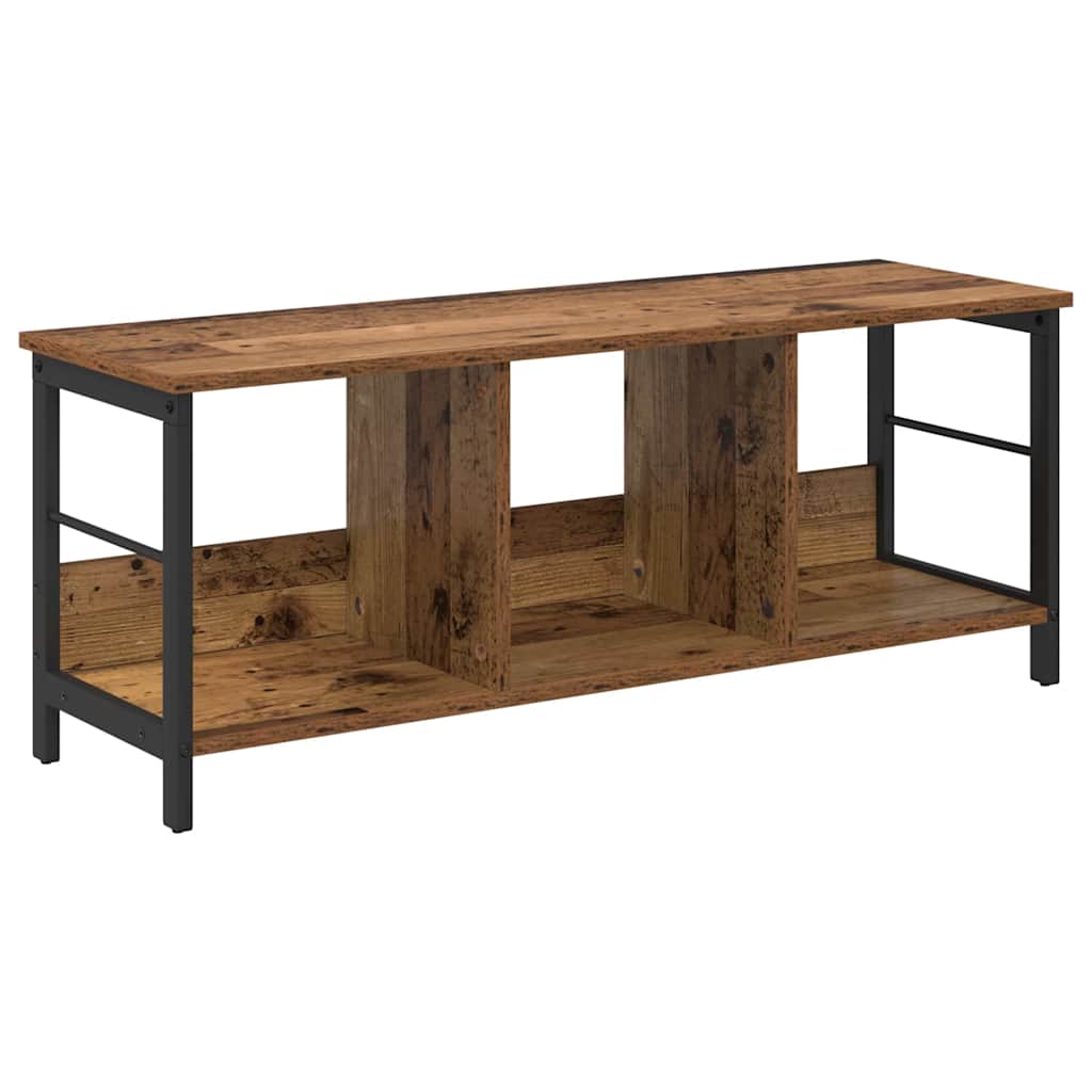 Boekenkast Oud Hout 102 x 32 x 40,5 cm Bewerkt hout is nu te koop bij PeponiXL, paradijselijk wonen!