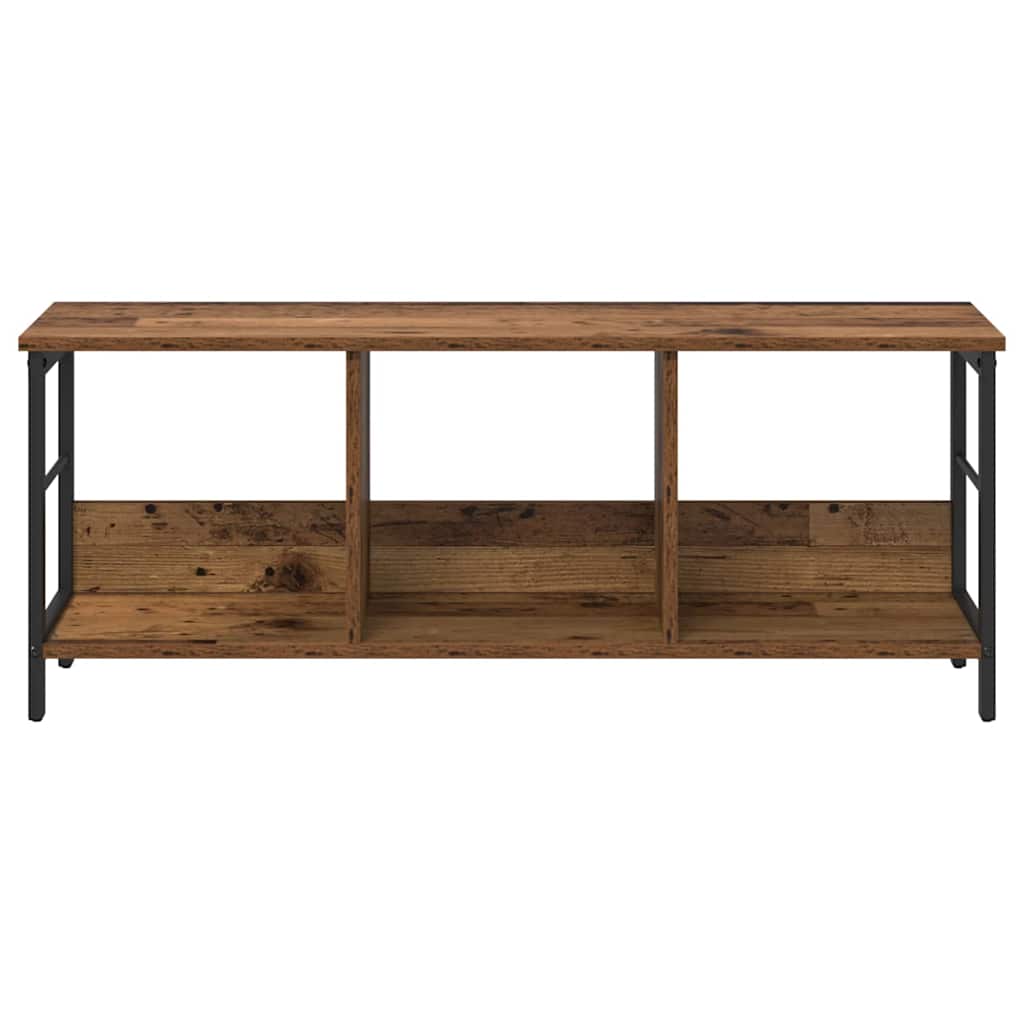 Boekenkast Oud Hout 102 x 32 x 40,5 cm Bewerkt hout is nu te koop bij PeponiXL, paradijselijk wonen!