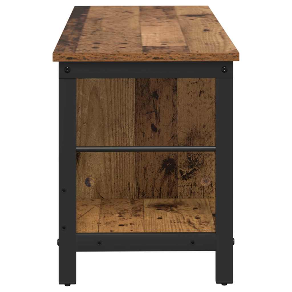 Boekenkast Oud Hout 102 x 32 x 40,5 cm Bewerkt hout is nu te koop bij PeponiXL, paradijselijk wonen!