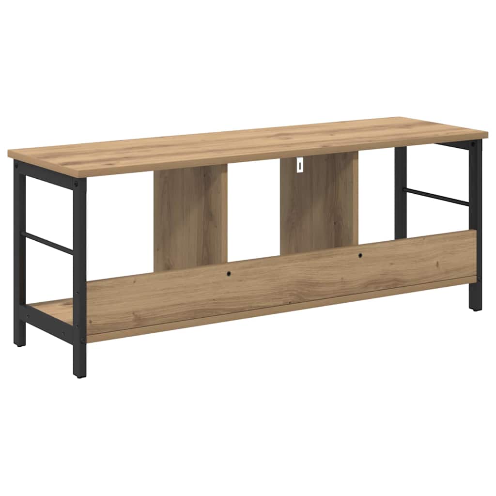 Boekenkast Artisan Eiken 102 x 32 x 40,5 cm Bewerkt hout is nu te koop bij PeponiXL, paradijselijk wonen!