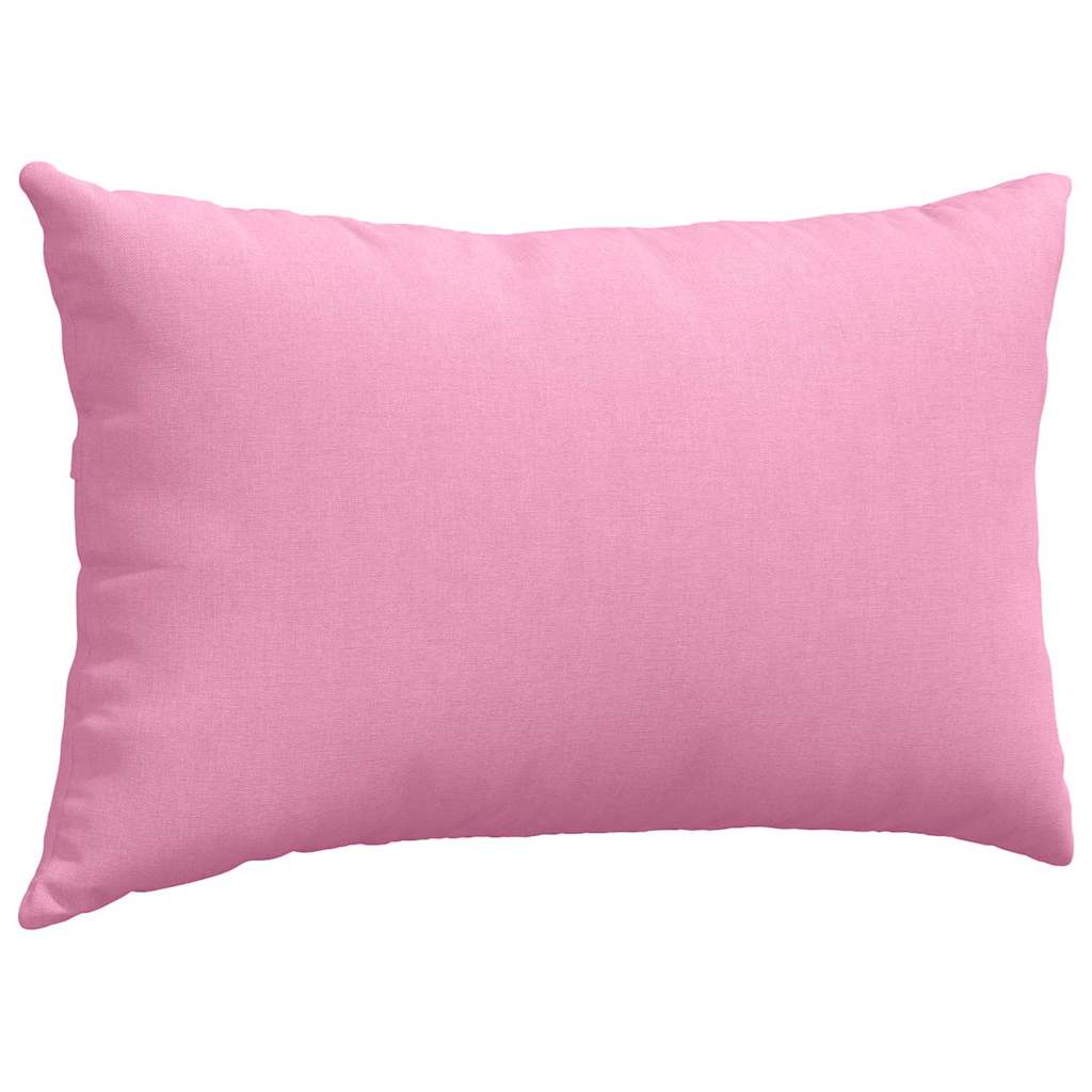 Sofa Kussens 2 stuks Roze 50 x 30 cm Stof is nu te koop bij PeponiXL, paradijselijk wonen!