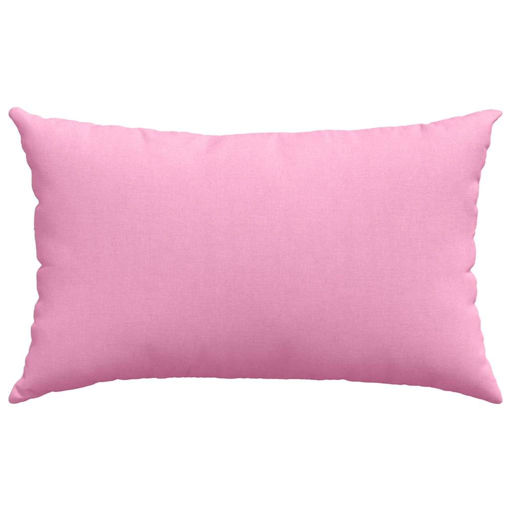 Sofa Kussens 2 stuks Roze 50 x 30 cm Stof is nu te koop bij PeponiXL, paradijselijk wonen!