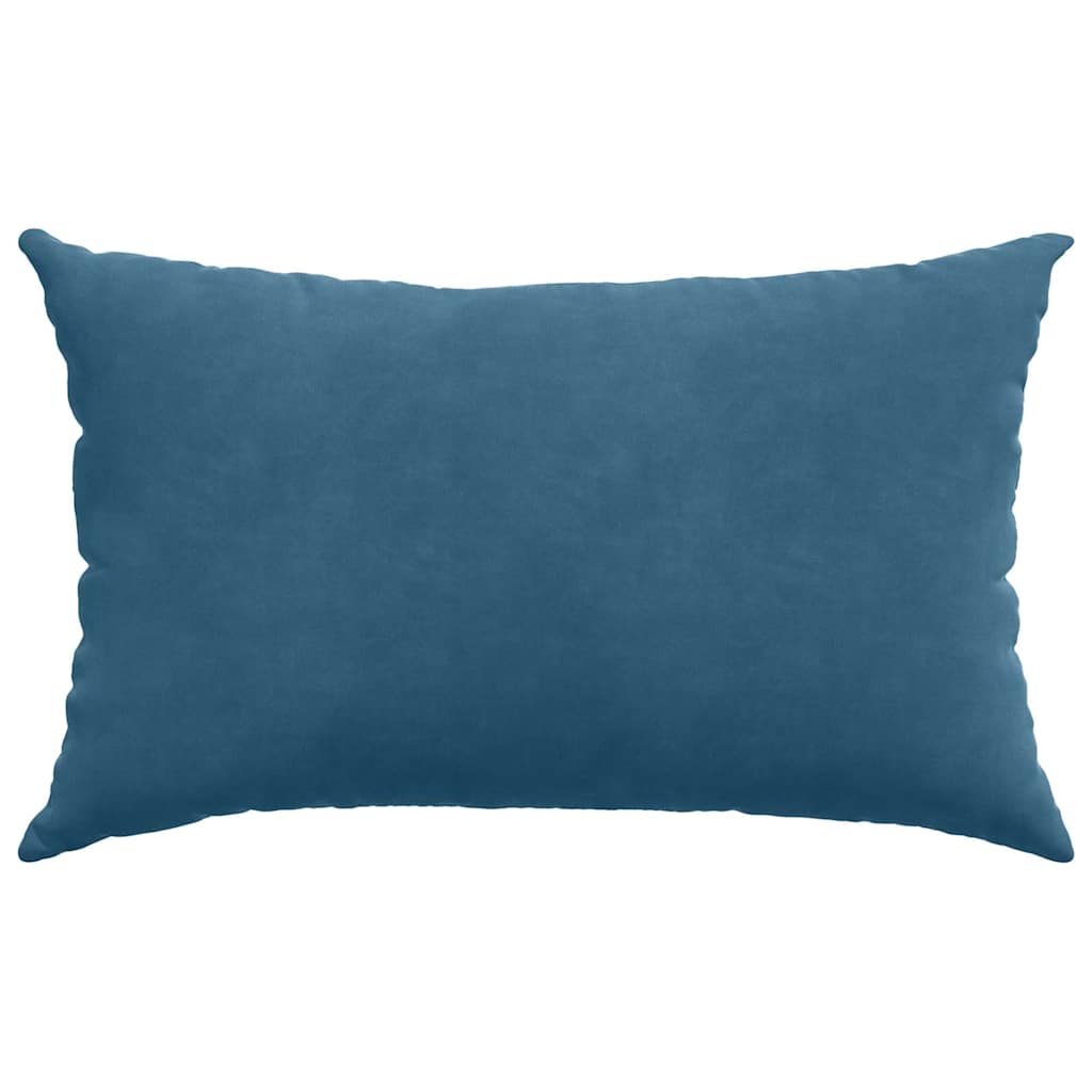 Sofa Kussens 2 stuks Blauw 50 x 30 cm Cordstof is nu te koop bij PeponiXL, paradijselijk wonen!