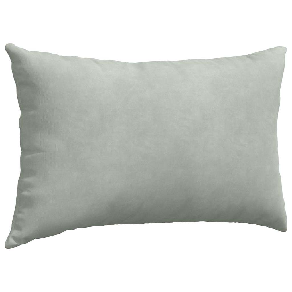 Sofa Kussens 2 stuks Lichtgrijs 50 x 30 cm Cordstof is nu te koop bij PeponiXL, paradijselijk wonen!