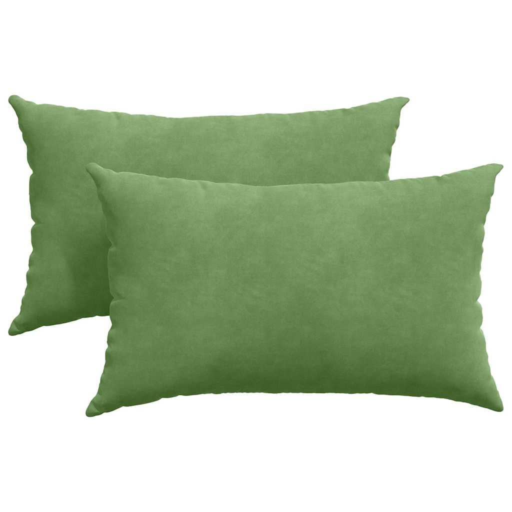 Sofa Kussens 2 stuks Lichtgroen 50 x 30 cm Cordstof is nu te koop bij PeponiXL, paradijselijk wonen!