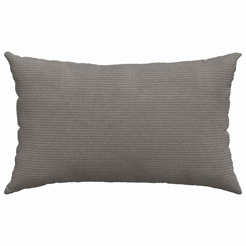 Sofa Kussens 2 stuks Lichtgrijs 50 x 30 cm Cordstof is nu te koop bij PeponiXL, paradijselijk wonen!