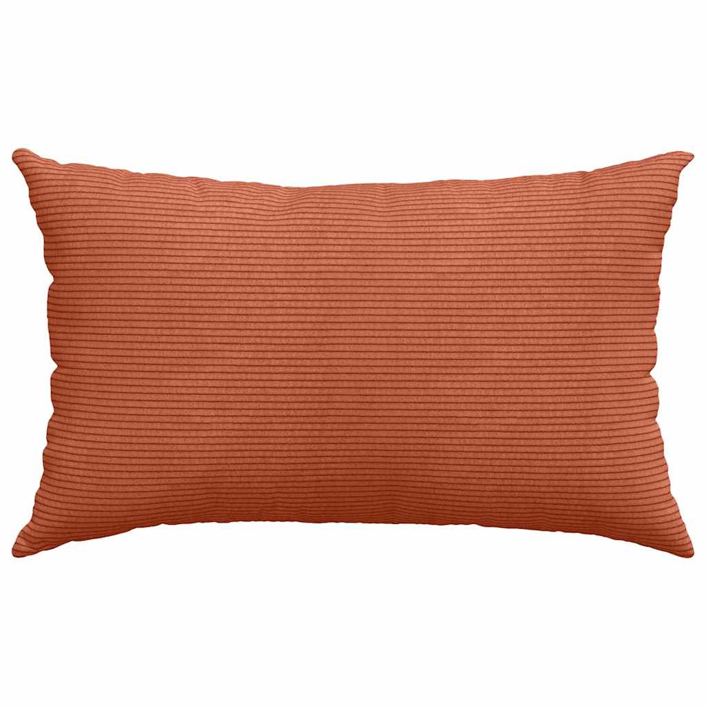 Sofa Kussens 2 stuks Rood-oranje 50 x 30 cm Cordstof is nu te koop bij PeponiXL, paradijselijk wonen!