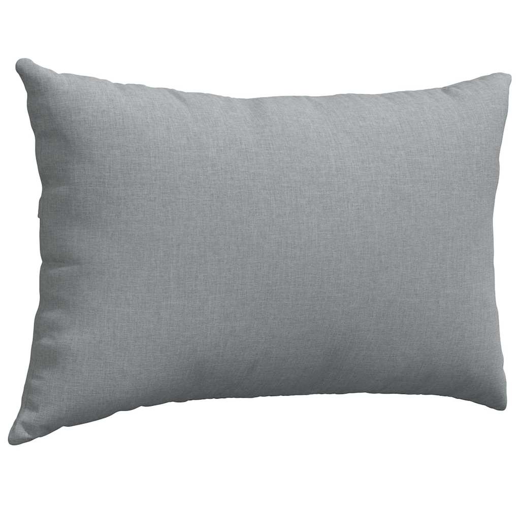 Sofa Kussens 2 stuks Lichtgrijs 60 x 40 cm Stof is nu te koop bij PeponiXL, paradijselijk wonen!